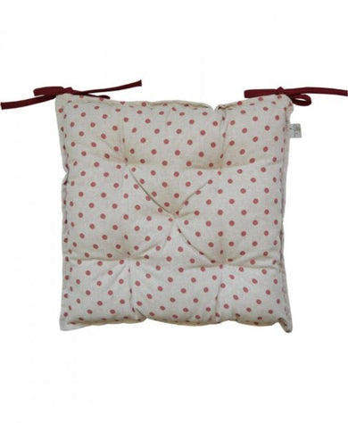 Подушка на стілець Глорiя Горох ПРОВАНС, 40х40см 014550