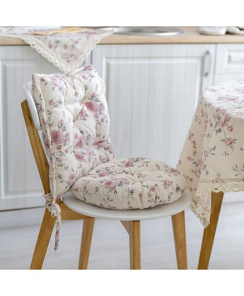 Подушка кругла на стілець Bella Троянди ПРОВАНС, D40см 013531