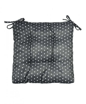 Подушка для стільця Macao горох сіра ПРОВАНС, 40х40см 028092