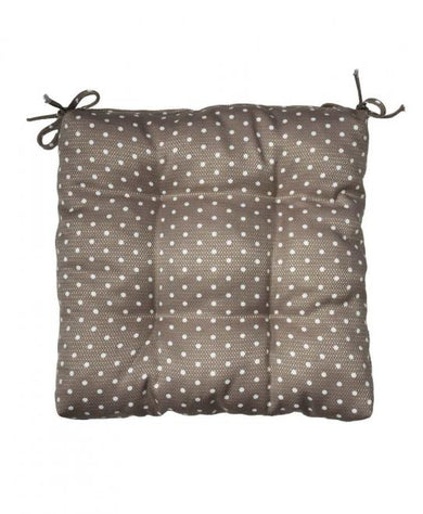 Подушка для стільця Macao горох бежева ПРОВАНС, 40х40см 028106