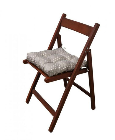 Подушка для стільця Macao горох бежева ПРОВАНС, 40х40см 028106