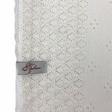 Дитячий плед Крижма білий ART KNIT, 120х120 см