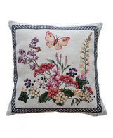 Подушка декоротивна  Квіти з метеликом ПРОВАНС, 45х45см 026063