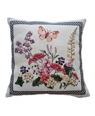 Подушка декоротивна  Квіти з метеликом ПРОВАНС, 45х45см 026063