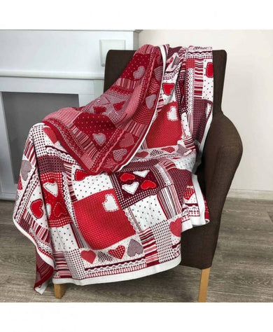 Плед в'язаний Мереживо ПРОВАНС, 130х170см 025096