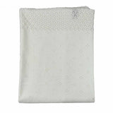 Дитячий плед Крижма білий ART KNIT, 120х120 см