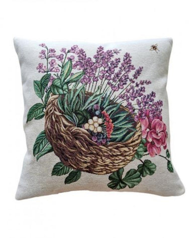 Наволочка декоротивна Кошик лаванди ПРОВАНС, 45х45см 026059