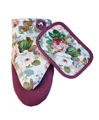 Набір рукавичка+прихватка Violet Rose ПРОВАНС, 15х20см  29х15см 028644