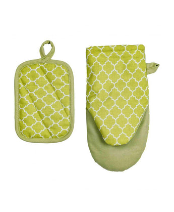Набір рукавичка+прихватка Фісташка ПРОВАНС, 15х20см  29х15см 028358