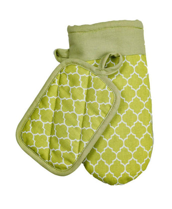 Набір рукавичка+прихватка Фісташка ПРОВАНС, 15х20см  29х15см 028358