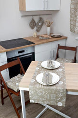 Доріжка на стіл Breakfast beige ПРОВАНС, 40х120см 011073
