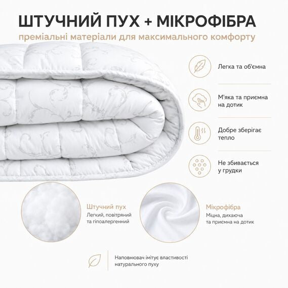 Ковдра 4 Сезони 155х210 см IDEIA Air Dream