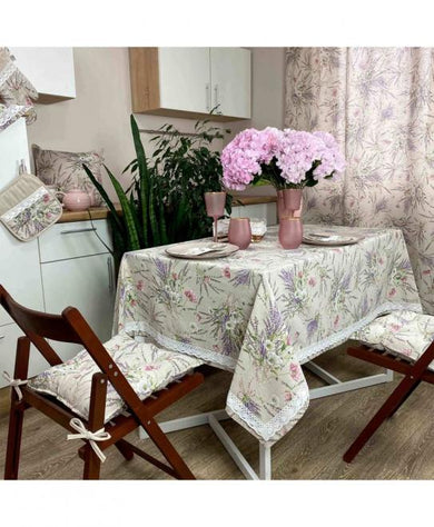 Кухонний фартух Grosso з мереживом ПРОВАНС, універсальний 017553