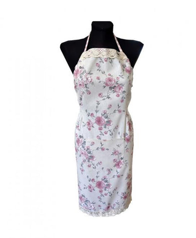 Кухонний фартух Bella Рожева клiтинка/Троянди з ме ПРОВАНС, універсальний 013529