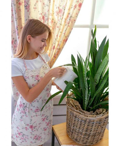 Кухонний фартух Bella Рожева клiтинка/Троянди з ме ПРОВАНС, універсальний 013529