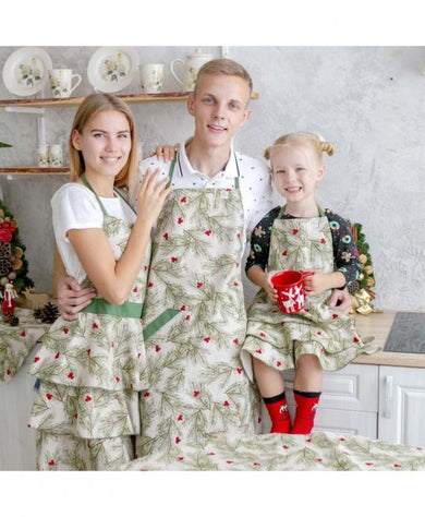 Кухонний фартух Ялинка з воланами ПРОВАНС, універсальний 013751