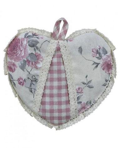 Кухонна прихватка серце Bella Троянди/Рожева клiти ПРОВАНС, 19х19см 013525