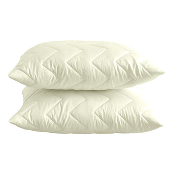 Набір подушок 2 шт 50х70 см акційний з переробленого волокна молоко