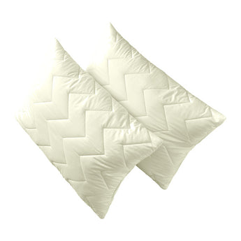 Набір подушок 2 шт 50х70 см акційний з переробленого волокна молоко