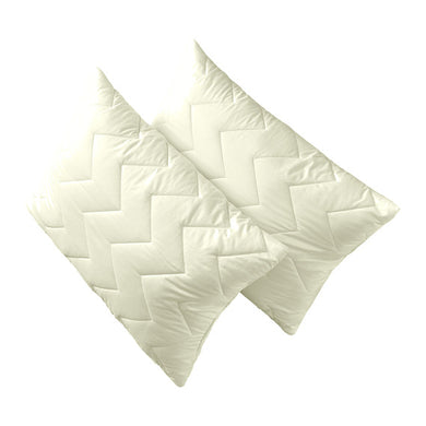 Набір подушок 2 шт 50х70 см акційний з переробленого волокна молоко