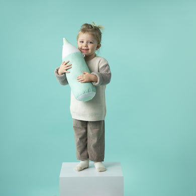 Подушка валик Олівець 14х45 см PAPAELLA декоративна ментол