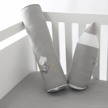 Подушка валик Олівець 14х45 см PAPAELLA декоративная сірий