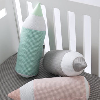 Подушка валик Олівець 14х45 см PAPAELLA декоративная сірий