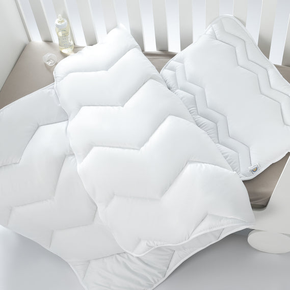 Ковдра дитяча зимова Comfort 100х135 см PAPAELLA, для дітей у дитяче ліжечко, антиалергенна, біла
