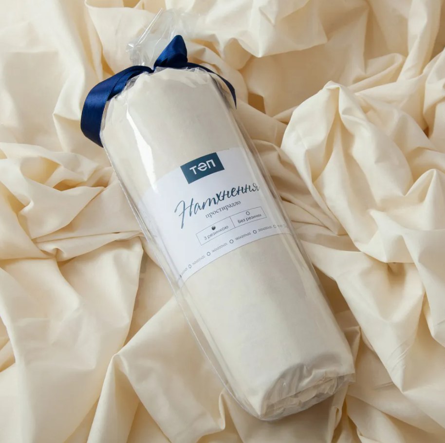 Простирадло Натхнення з резинкою 120х200 Milky