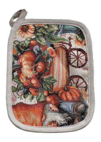 Гобеленова прихватка кухонна Гарбузові гноми ПРОВАНС, 15х20см 036894