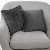 Подушка декоративна "VELOUR" 40*40 см сірий