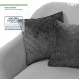 Подушка декоративна "VELOUR" 40*40 см сірий