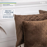 Подушка декоративна "VELOUR" 40*40 см коричневий