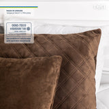 Подушка декоративна "VELOUR" 50*70 см коричневий