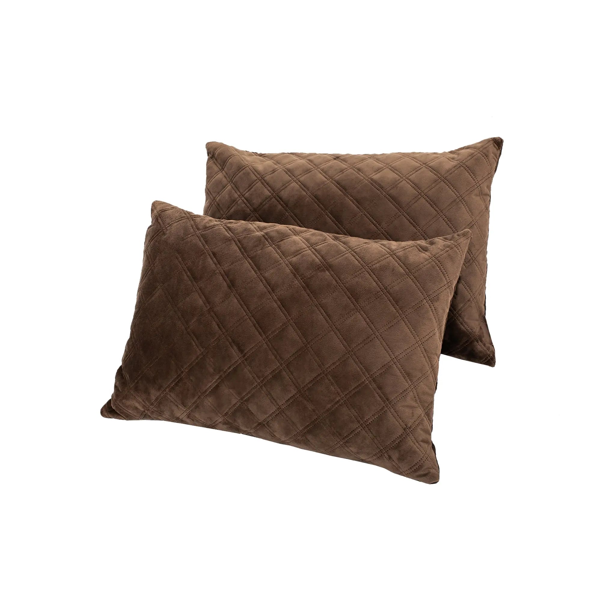 Подушка декоративна "VELOUR" 50*70 см коричневий