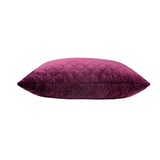 Подушка декоративна "VELOUR" 50*70 см бордовий