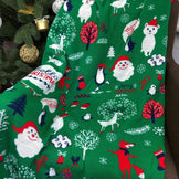 Плед новорiчний Merry Christmas Зелений ТМ ПРОВАНС