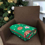 Плед новорічний Merry Christmas зелений Прованс