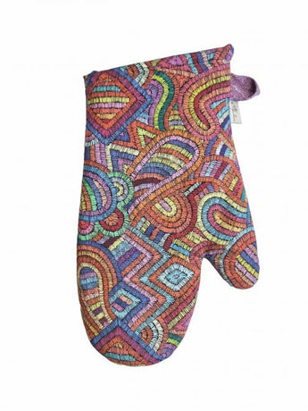 Рукавиця кухонна MixPrint мозаіка ПРОВАНС, 29х15см, 20х20см 031181