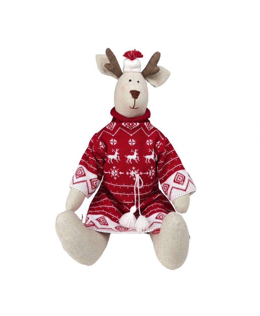 Інтер'єрна іграшка Олень Deer Jolly ПРОВАНС, 45см 023263