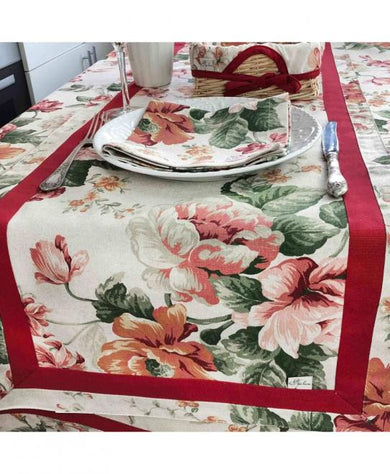 Доріжка на стіл Глорiя Троянда ПРОВАНС, 44х140см 014606