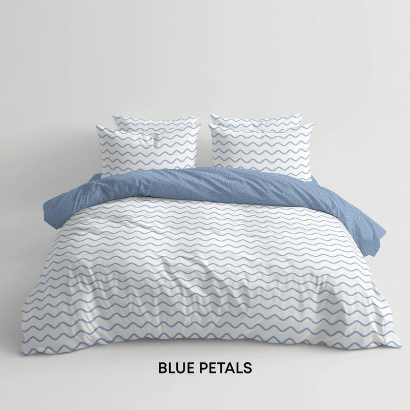 Комплект постільної білизни ТЕП "Happy Sleep" Blue Petals, євро