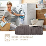Покривало IDEIA з подушками з вишивкою, 220х240 см