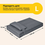 Лежанка-матрац L 70×110 см для собак і котів