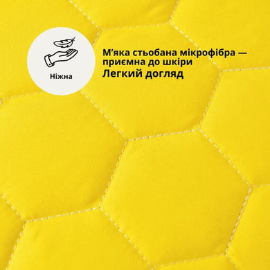 Декоративна подушка Tropical 40×40 см жовта