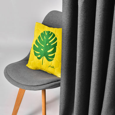 Декоративна подушка Tropical 40×40 см жовта