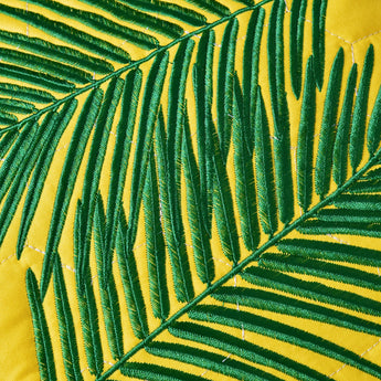 Декоративна подушка Tropical 40×40 см жовта