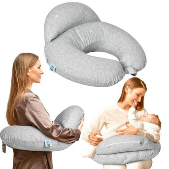 Подушка для годування диванчик 60х70х16 см бавовна антиалергенне волокно, для зручності мами, з блискавкою