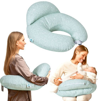 Подушка для годування диванчик 60х70х16 см бавовна антиалергенне волокно, для зручності мами, з блискавкою