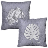 Набір подушок 2 шт Tropical 50х50 см декоративна подушка антиалергенна з вишивкою сирій